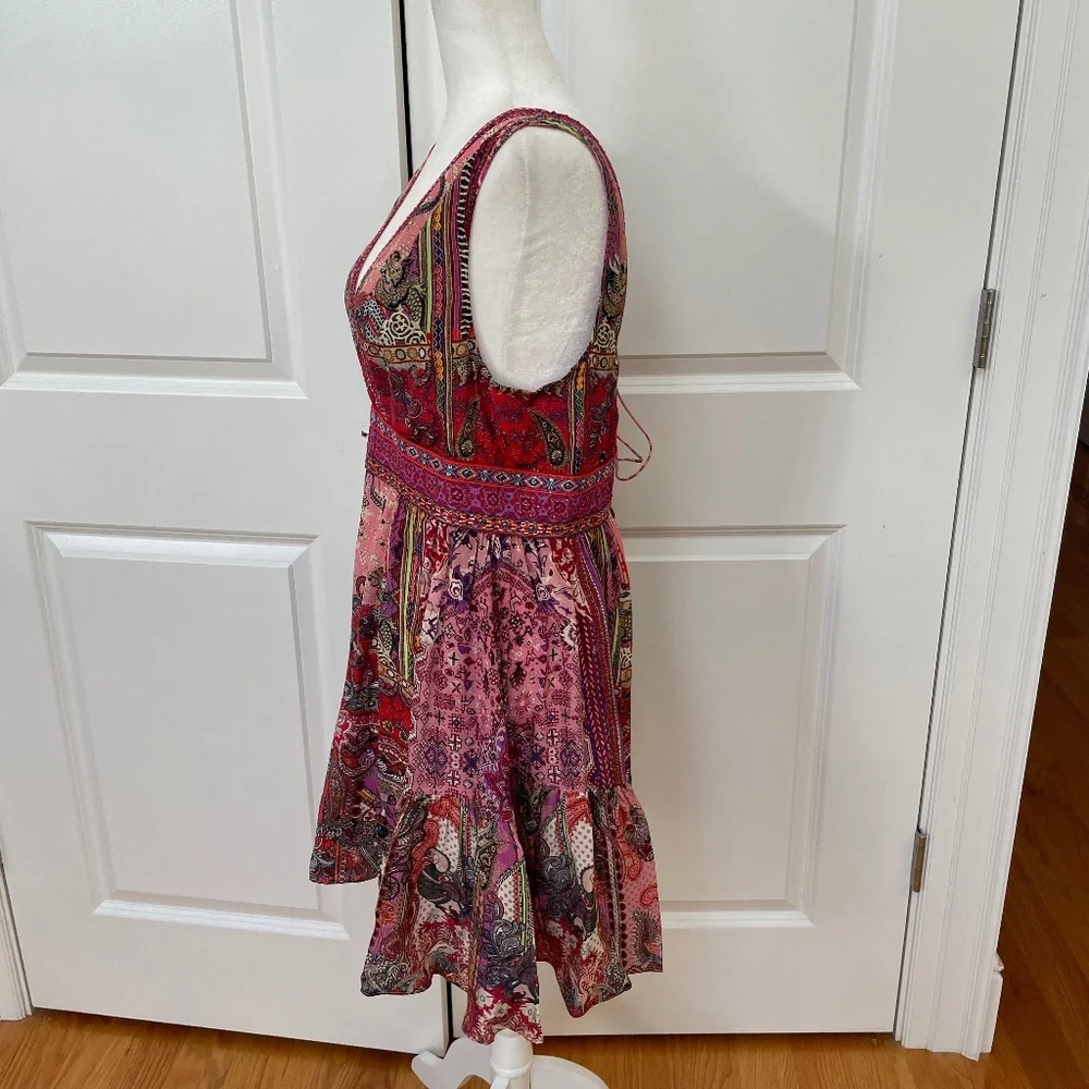 Crystal-embellished Printed Silk Crepe De Chine Mini Dress from CAMILLA - Picture 7 of 15